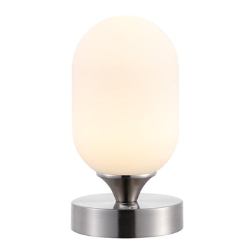 Eli 8" Bohemian Farmhouse Iron Rechargeable Integrated LED Table Lamp - JONATHAN Y